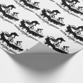 マウンテンサイクリンググッドタイム感動的引用文 ラッピングペーパー (角)