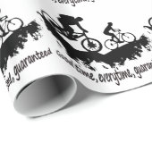 マウンテンサイクリンググッドタイム感動的引用文 ラッピングペーパー (ロールコーナー)