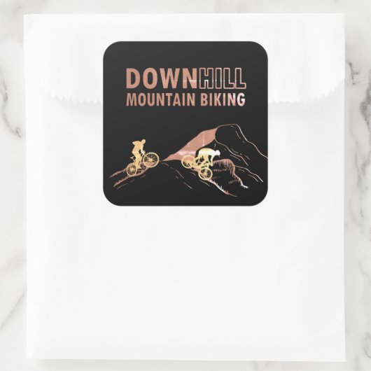 マウンテンサイクリングダウンヒル スクエアシール (バッグ)