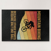 マウンテンサイクリングバイクmtbフロード ジグソーパズル (横)