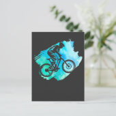 マウンテンサイクリングレーシングボーイズ屋外サイクリング ポストカード (スタンド正面)
