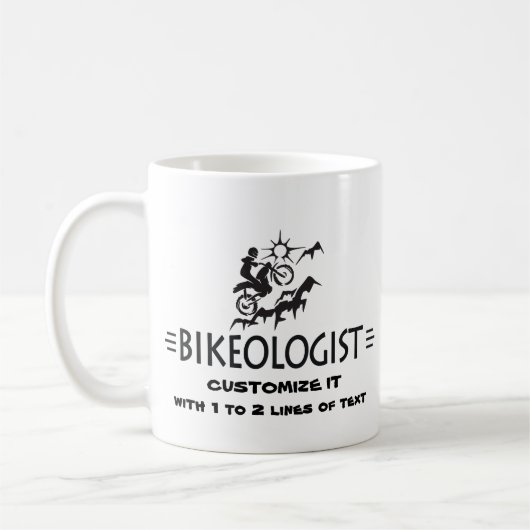 マウンテンサイクリング コーヒーマグカップ (左)