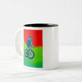 マウンテンサイクリング ツートーンマグカップ (正面左)