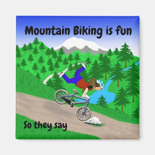マウンテンサイクリング マグネット (正面)