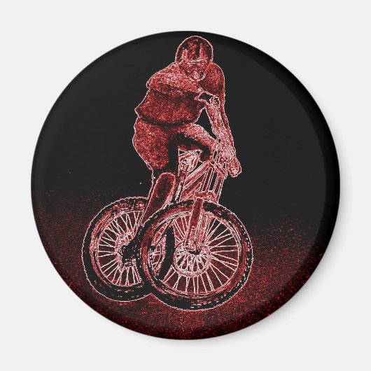 マウンテンサイクリング マグネット (正面)