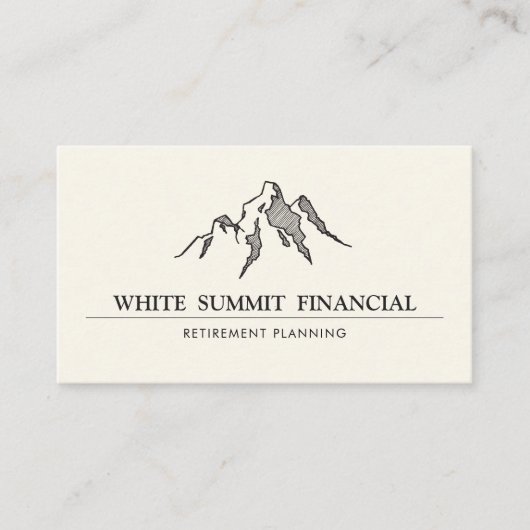 マウンテンサミットファイナンスプロフェッショナル 名刺 (正面)