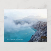 マウンテンサルファクレーターブルーポンドフォグミスト ポストカード (正面)