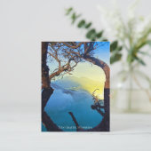 マウンテンサルファクレーターブルーポンドフレーム ポストカード (スタンド正面)