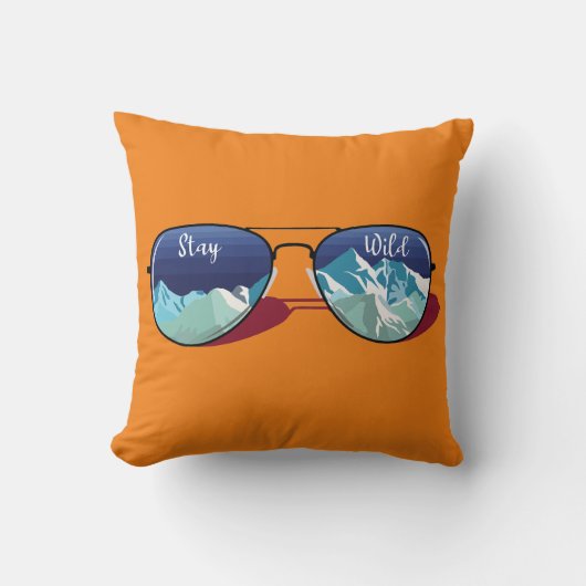 マウンテンサングラス装飾用クッション クッション (正面)