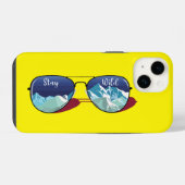 マウンテンサングラス iPhoneケース (裏面横)