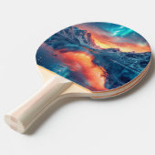 マウンテンサンセットオンザレイク名前をカスタムする 卓球ラケット (正面アングル)