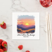 マウンテンサンセットカクテルナプキンス スタンダードカクテルナプキン (インサイチュ)