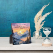 マウンテンサンセットクリスチャンプラーク フォトプラーク (インサイチュ)