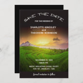 マウンテンサンセットラスティック セーブザデート (正面/裏面)