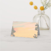 マウンテンサンセット予約 プレイスカード (裏面)