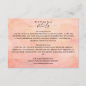 マウンテンサンセット素朴の結婚詳細 エンクロージャーカード (正面)