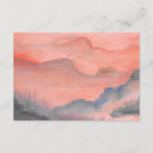 マウンテンサンセット素朴の結婚詳細 エンクロージャーカード (裏面)