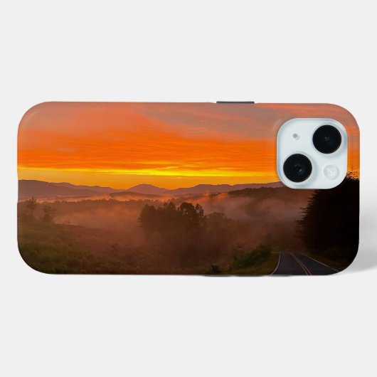 マウンテンサンセット電話ケース Case-Mate iPhoneケース (裏面 (横))