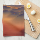 マウンテンサンセット キッチンタオル (四つ折り)