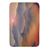 マウンテンサンセット バスマット (正面縦)