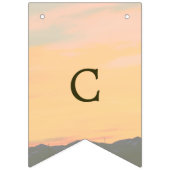 マウンテンサンセット バンティングフラッグ (第1の旗)