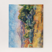 マウンテンサントビクトワールPaysage by ルノアール ジグソーパズル (縦)