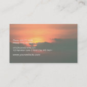 マウンテンサンライズやる気を起こさせるスピーカーライフコーチ 名刺 (裏面)