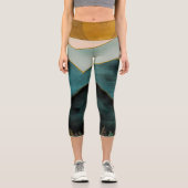 マウンテンサンライズハイウェイストキャプリス カプリレギンス (正面)