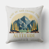 マウンテンサンライズ クッション (裏面)