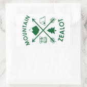 マウンテンザロット 長方形シール (バッグ)