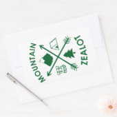 マウンテンザロット 長方形シール (封筒)