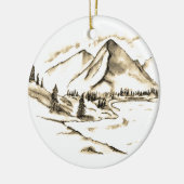 マウンテンシーンオーナメント セラミックオーナメント (左)