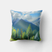 マウンテンシ絵画ーンハッピーバースデーパパ クッション (裏面)