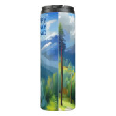 マウンテンシ絵画ーンハッピーバースデーパパ タンブラー (裏面)