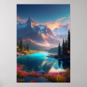 マウンテンジュエル、クリスタル澄んレイク ポスター (正面)