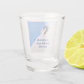 マウンテンスキーゲレンスフレッシュスノー秋スキーおもしろい ショットグラス (裏面)