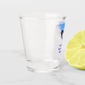 マウンテンスキーゲレンスフレッシュスノー秋スキーおもしろい ショットグラス (左)