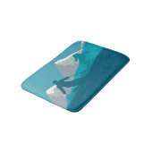 マウンテンスキースポーツ バスマット (アングル)