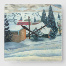 マウンテンスキータウンクロック