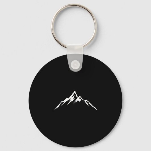 マウンテンスキー登山マウンテンバイク キーホルダー (正面)