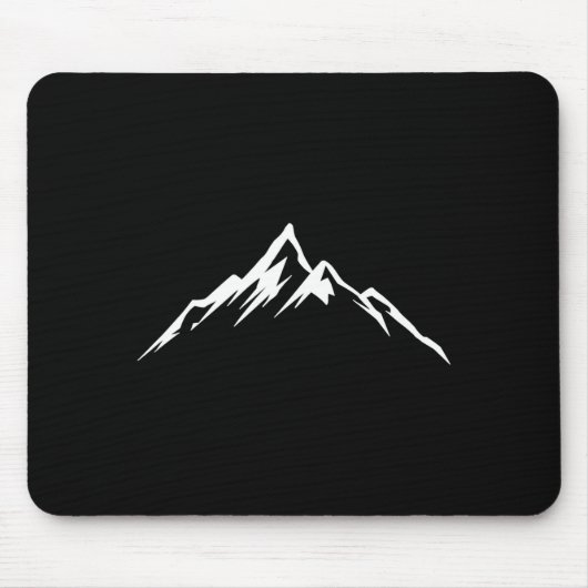 マウンテンスキー登山マウンテンバイク マウスパッド (正面)