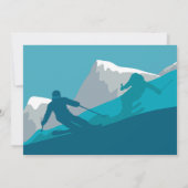 マウンテンスキー スポーツ 招待状 (裏面)