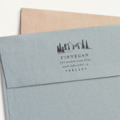 マウンテンスケッチ差出人住所 セルフインキングスタンプ