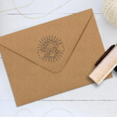 マウンテンスターカスタム差出人住所ゴムスタンプ セルフインキングスタンプ