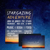 マウンテンスターズプラネタリウムイベント広告ズ チラシ