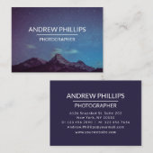 マウンテンスターリーシルエットカスタムホテル 名刺 (正面/裏面)