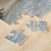 マウンテンストリーム風光明媚な風景ジグソーパズル ジグソーパズル (側面)