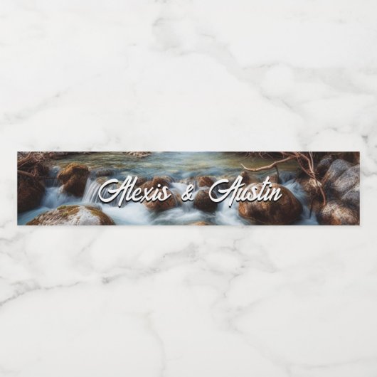 マウンテンストリ結婚ーム ペットボトルラベル (シングルラベル)