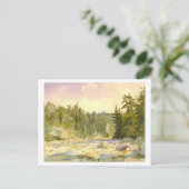 マウンテンストリ絵を描ームのはがき ポストカード (スタンド正面)