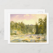 マウンテンストリ絵を描ームのはがき ポストカード (正面/裏面)